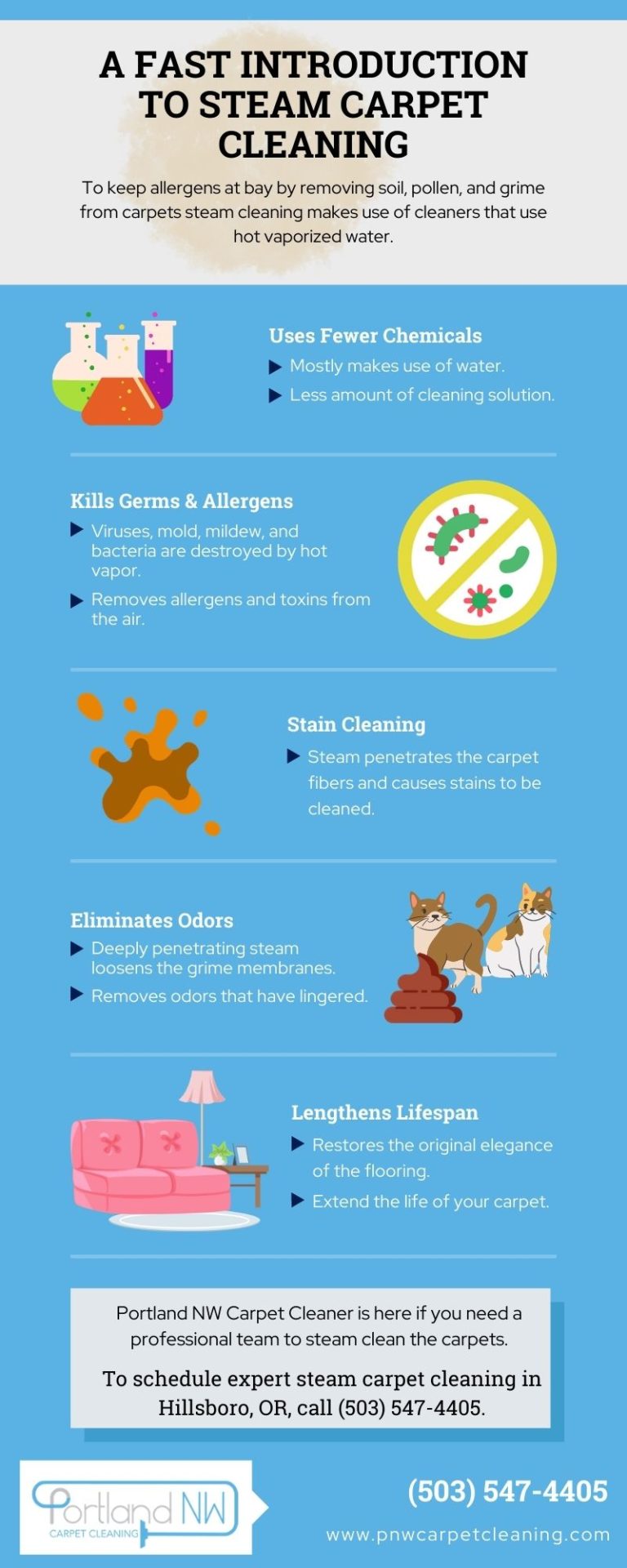 A Fast Introduction To Steam Carpet Cleaning In Hillsboro OR